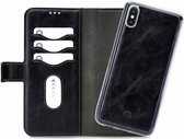 Apple iPhone Xr Hoesje - Mobilize - Premium Gelly Serie - Kunstlederen Bookcase / 2in1 Case - Zwart - Hoesje Geschikt Voor Apple iPhone Xr