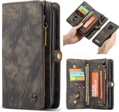 CaseMe Vintage Wallet Case Samsung Galaxy S9 - Grijs