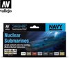 Afbeelding van het spelletje Model Air Nuclear Submarines - 8 kleuren - 17ml - 71611