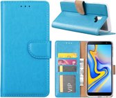 Hoesje voor Samsung Galaxy J6 PLUS 2018 - Book Case - Turquoise