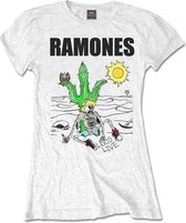 Ramones Dames Tshirt -XL- Loco Live Wit