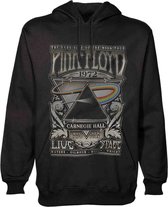 Pink Floyd Hoodie/trui -S- Carnegie Hall Poster Zwart