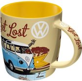 Nostalgic Art koffiemok VW Bulli Let's Get Lost