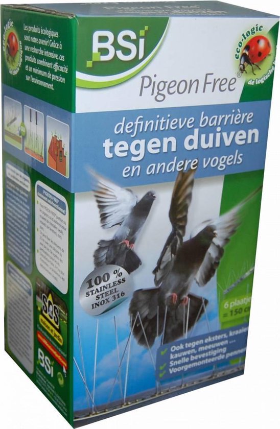 Lot de 8 répulsifs Anti-Pigeons en Acier Inoxydable pour Balcon