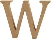 Creative Letter W Mdf 13 Cm