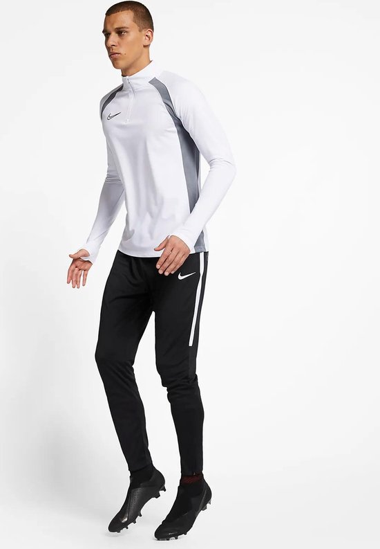 Nike Dry Academy Drill trainingssweater heren wit/grijs | bol.com