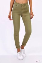 Broek Toxik3 hoge taille peridot (kaki) SS2020 36