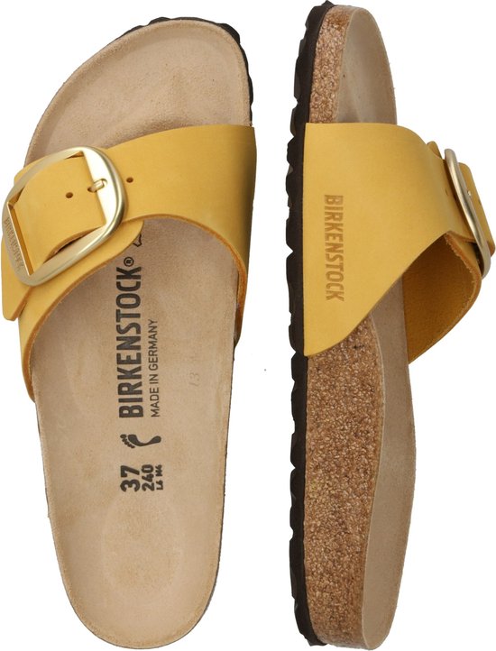 Birkenstock Madrid Big Buckle slippers geel - Maat 42 | bol.com