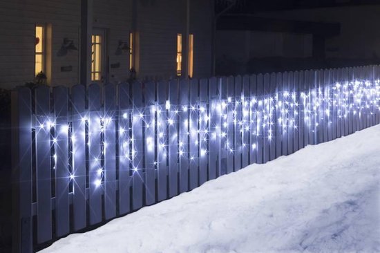 LED ijspegel kerstverlichting - 480 warm- en koud-witte LEDs - 12 meter |  bol.com