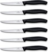 Couteau à steak Victorinox 6 pièces noir