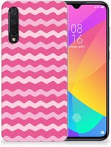 Xiaomi Mi 9 Lite TPU bumper Waves Pink