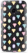 Galaxy Xcover 4s Hoesje Diamonds - Designed by Cazy