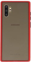 Kleurcombinatie Hard Case voor Samsung Galaxy Note 10 Plus Rood