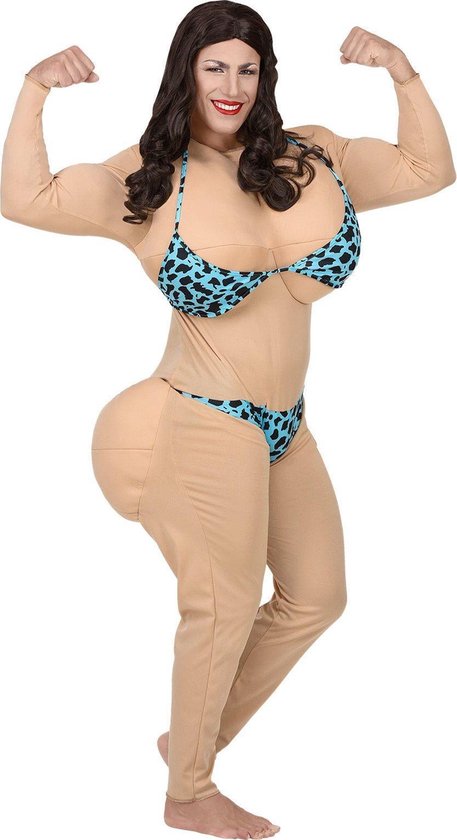 Miss Bikini Dikmaak Kostuum - Maat M/L