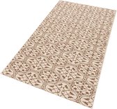 Moderne loper Pattern - bruin/crème 80x300 cm
