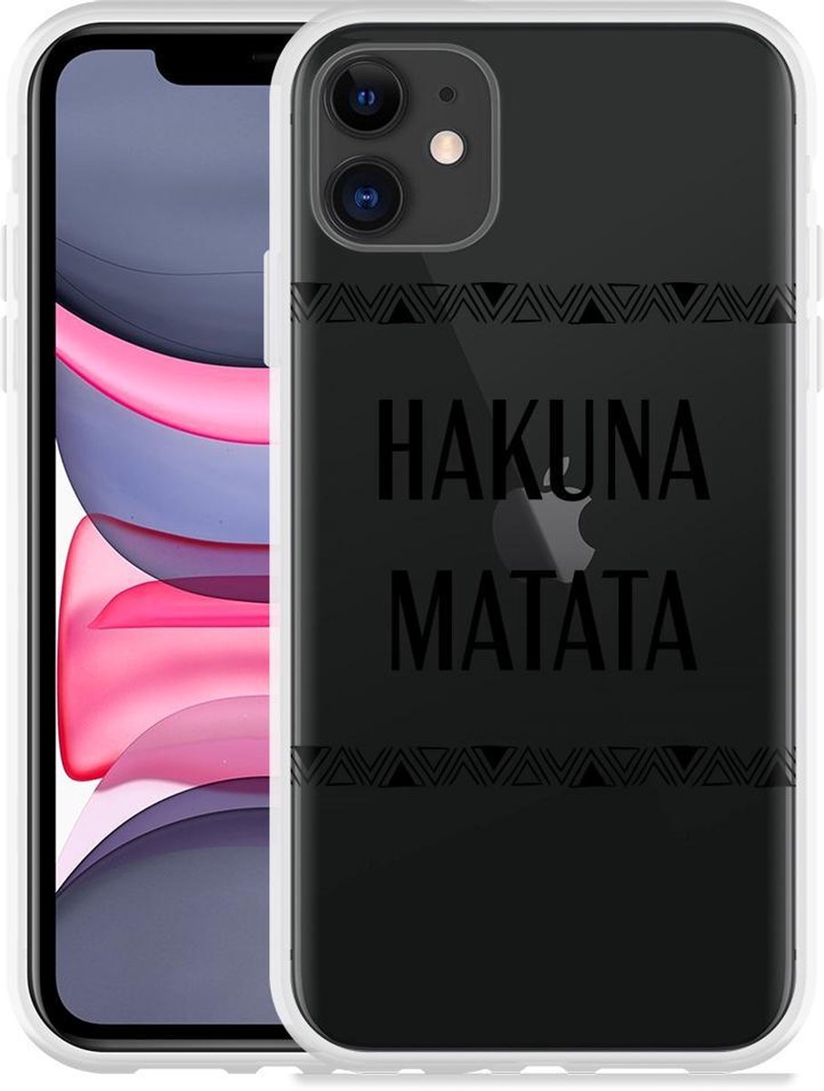 Apple iPhone 11 Hoesje Hakuna black |