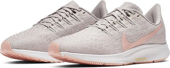 Nike Air Zoom Pegasus 36 Dames Sportschoenen - Pumice/Pink Quartz-Vast  Grey-Celestial... | bol.com