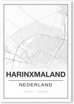 Poster/plattegrond HARINXMALAND - A4