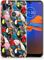 GSM Hoesje Motorola Moto E6 Plus TPU Hoesje Birds