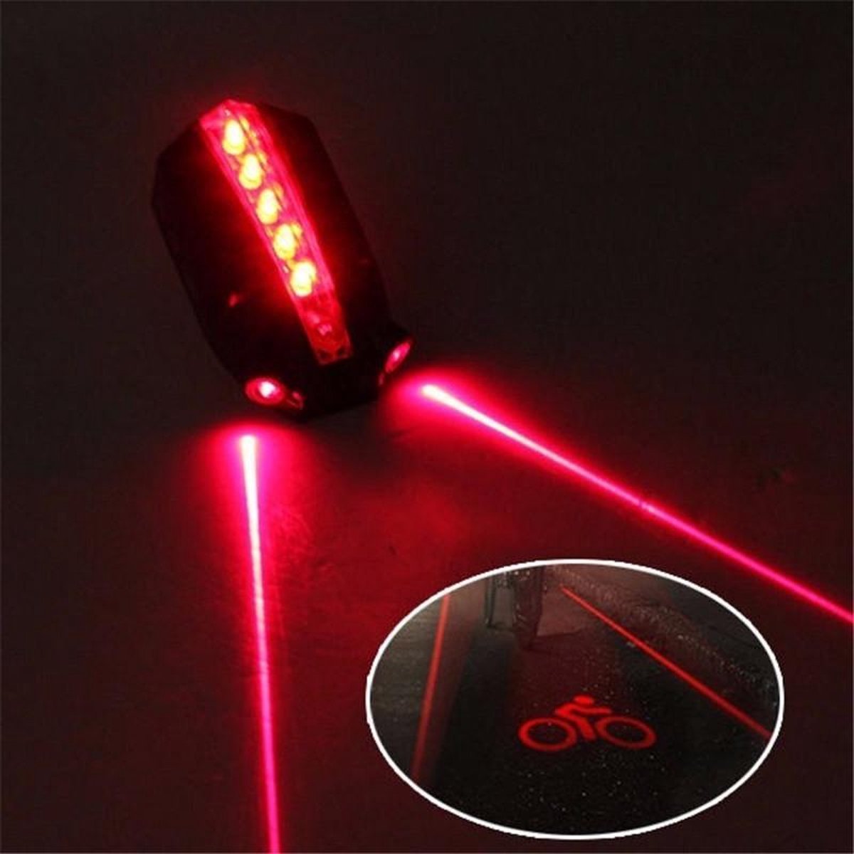 Laser best sale tail light
