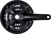 Crankstel 3 x 9 speed Shimano MTB/Trekking FC-MT210 - 170/44-32-22 Hollowtech 2 - zwart