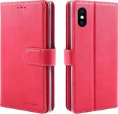 Xssive Double Wallet Case voor Apple iPhone XS Max - geschikt voor 6 pasjes - Pink