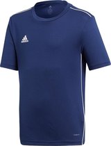adidas - Core 18 Jersey JR - Voetbalshirt adidas - 128 - Blauw
