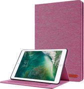 Tablet hoes geschikt voor Ipad 10.2 Inch 2019 / 2020 / 2021 - Book Case met Soft TPU houder - Roze