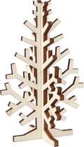 Kerstboom. H: 12 cm. B: 7.5 cm. 1 stuk