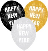 AMSCAN - Set Happy New Year ballonnen - Decoratie > Ballonnen