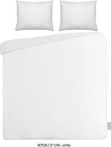 Dekbedovertrek Uni Percale Wit Maat:240x220cm