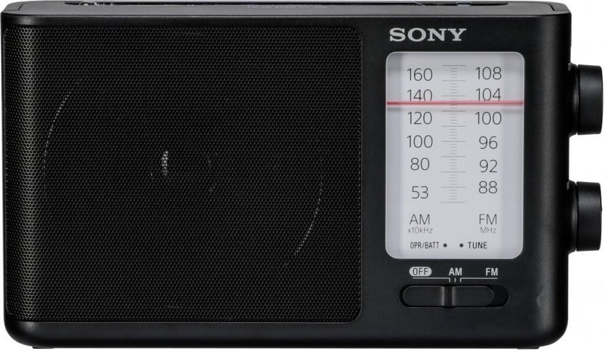 Sony ICF-506 Transistorradio FM - Zwart