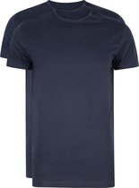 RJ Bodywear Everyday - Rotterdam - 2-pack - T-shirt O-hals smal - donkerblauw -  Maat XXXL