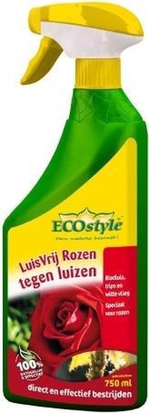 ECOstyle Luisvrij Rozen - Gebruiksklaar - 750 ml - Luizen, trips, witte vlieg