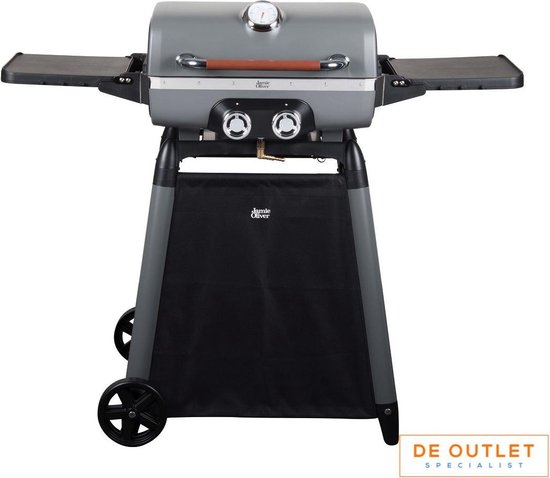 Peregrination Aanhoudend Dwang Jamie Oliver Explorer 5500 Gasbarbecue - 2 Branders - Grijs | bol.com