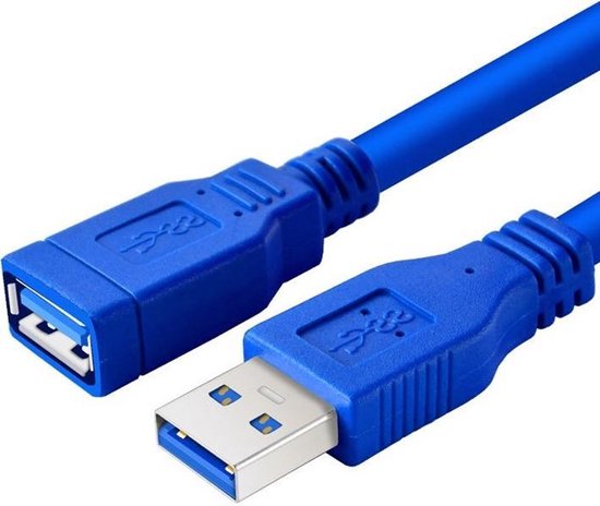 CABLE USB POUR IMPRIMANTE 1.5M BLEU