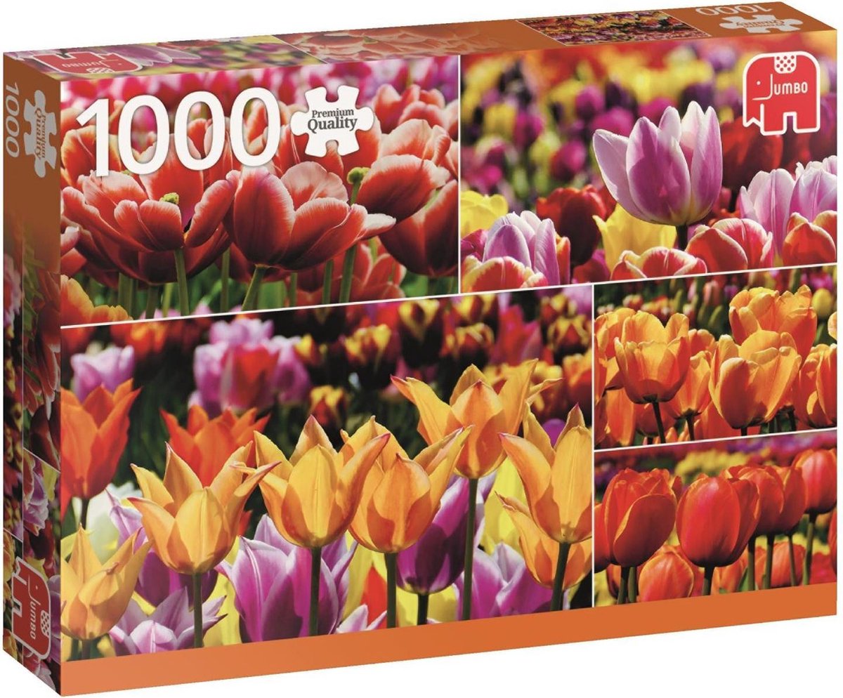 Jumbo Premium Collection Puzzel Hollandse Tulpen - Legpuzzel - 1000 stukjes