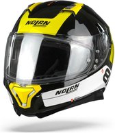 Nolan N87 Plus Distinctive 27 Glossy Black Yellow White Integraalhelm - Motorhelm - Maat XL