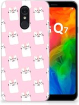 LG Q7 TPU Hoesje Sleeping Cats
