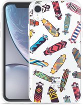 Geschikt voor Apple iPhone Xr Hoesje Skateboards - Designed by Cazy