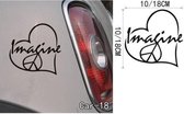 3D Sticker Decoratie Hot Smile Face, Bear Claw en Heart Note Vinyl Stickers Kinderen Beste geschenken voor in de auto Laptop Muursticker Art Posters Home Decorations - Car18 / Larg