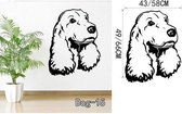 3D Sticker Decoratie Leuke Honden Huisdier muursticker Wc Stickers Honden Husky Siberische Malamute silhouet schakelaar muursticker voor kinderkamer Home Decor - Dog15 / Large