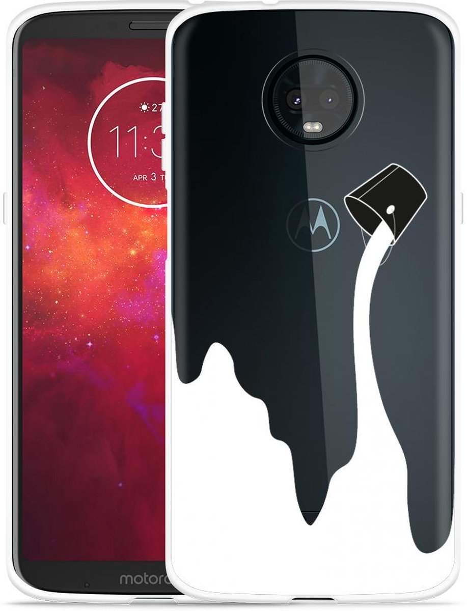 Moto Z3 Play hoesje Paint Bucket