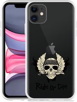 Geschikt voor Apple iPhone 11 Hoesje Ride or Die - Designed by Cazy