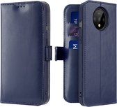 OnePlus 7t hoesje - Dux Ducis Kado Wallet Case - Blauw