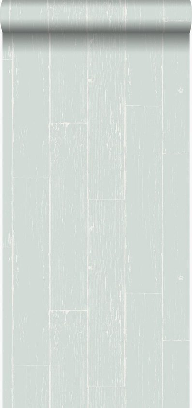 Origin behang verweerde houten planken mintgroen | 347540 | 53 cm x 10.05 m|