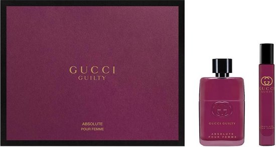 Gucci Guilty Absolute pour Femme Giftset - 50 ml eau de parfum spray + 7,4  ml eau de... | bol.com