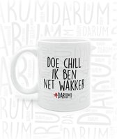 #DARUM! Mok - Doe chill - Mok met grappige tekst - Quote