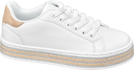 Graceland Kinderen Witte sneaker - Maat 34 | Bestel nu!