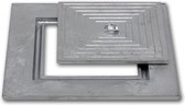 Enkelbodem gegoten aluminium inspectiedeksel -      20 x 20 cm